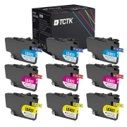 TCTK atramentové kazety LC-427 balenie 9 ks CMY kompatibilné s Brother HL-J 6010 DW, MFC-J 5955 DW 6950 6955 DW 6957 DW, náhrada za LC427C