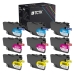 TCTK atramentové kazety LC-427 balenie 9 ks CMY kompatibilné s Brother HL-J 6010 DW, MFC-J 5955 DW 6950 6955 DW 6957 DW, náhrada za LC427C