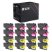 TCTK atramentové kazety LC-427 balenie 12 ks CMY kompatibilné s Brother HL-J 6010 DW MFC-J 5955 DW 6950 6955 DW 6957 DW 6957 DWT 6959 DW, nahrádza LC427C