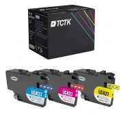 TCTK atramentové kazety LC-427 sada 3 ks CMY kompatibilné s Brother HL-J 6010 DW MFC-J 5955 DW 6950 6955 DW 6957 DW 6957 DWT 6959 DW, nahrádza LC427C