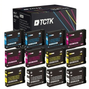 TCTK atramentové kazety PGI-2100 sada 12 ks CMYK kompatibilné s Canon MAXIFY iB4000 iB4010 iB4020 iB4030 iB4040 MB5000 MB5100 MB5300 MB5400, nahrádza PGI-2100