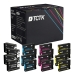 TCTK atramentové kazety 9254B001 PGI-2500XL 4 balenie CMYK kompatibilné s Canon MAXIFY iB4000 iB4050 iB4100 iB4150 MB5000 MB5050 MB5100 MB5150 MB5300 MB5350 MB5400 MB5450, nahrádza 9254B001