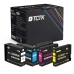 TCTK Atramentové kazety PGI-2500XL 8-balenie CMYK kompatibilné s Canon MAXIFY iB4000 iB4050 iB4100 iB4150 MB5000 MB5050 MB5100 MB5150 MB5155 MB5300 MB5350 MB5400 MB5450 MB5455, nahrádza 9254B001