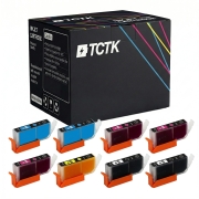 Multipack (8) Atramenty CMYK (Azúrová/Purpurová/Žltá/Čierna) Kompatibilné s Canon PIXMA - Nahrádza C-526BK