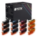 Multipack (12) Atramenty CMYK (Azúrová/Purpurová/Žltá/Čierna) Kompatibilné s Canon PIXMA - Nahrádza C-526BK