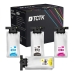TCTK toner 4-balenie CMYK kompatibilný s Epson WorkForce Pro WF-C 529 R WF-C 529 R DTW WF-C 579 R D2TWF WF-C 579 R DTWF WF-C 579 R DWF, nahrádza C13T01C100 C13T01D200 C13T01D300 C13T01D400