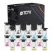 TCTK toner 4-pack CMYK kompatibilný s Epson WorkForce Pro WF-C529R WF-C529R DTW WF-C579R D2TWF WF-C579R DTWF WF-C579R DWF, nahrádza C13T01C100 C13T01D200 C13T01D300 C13T01D400