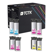 TCTK Atramentové náplne C13T01C200 C13T01C300 C13T01C400 sada 3 ks CMY kompatibilný s Epson WorkForce Pro WF-C 529 R, WorkForce Pro WF-C 529 R DTW, WorkForce Pro WF-C 579 R D2TWF DTWF DWF