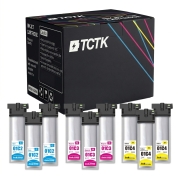 TCTK Atramentové náplne C13T01C200 C13T01C300 C13T01C400 sada 9 ks CMY (po 3 ks) kompatibilný s Epson WorkForce Pro WF-C 529 R, WorkForce Pro WF-C 529 R DTW, WorkForce Pro WF-C 579 R D2TWF DTWF DWF