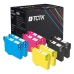 TCTK atramentové kazety T1281 T1282 T1283 T1284 8ks CMYK kompatibilné s Epson Stylus Office BX305F BX305FW SX125 SX130 SX230 SX235, nahrádza C13T12814012