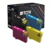 TCTK atramentové kazety T1301 T1302 T1303 T1304 4-balenie CMYK kompatibilné s Epson Stylus Office BX525WD BX635FWD WF-3540DTWF, nahrádza C13T13014010