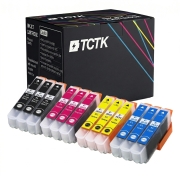 TCTK atramentové kazety 26XL 12-bal CMYK kompatibilné s Epson Expression Premium XP-510 XP-520 XP-600 XP-605 XP-610 XP-615 XP-620 XP-625 XP-700 XP-710 XP-720 XP-800 XP-810 XP-820, nahrádza C13T26314012