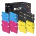 TCTK Atramentové náplne 603XL 603XL 603XL 603XL sada 16 ks CMYK (po 4 ks) kompatibilný s Epson Expression Home XP-2100 XP-2105 XP-2150 XP-2155 XP-3100 XP-3105 XP-3150 XP-3155, nahrádza C13T03A14010