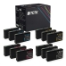 TCTK atramenty 3x Black 3x Cyan 3x Magenta 3x Yellow T7011 T7012 T7013 T7014, kompatibilný s Epson WorkForce Pro WP-4000 WP-4015DN WP-4095DN WP-4500 WP-4515DN WP-4525DNF WP-4595DNF, nahrádza C13T70114010