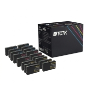 TCTK Ink 7011 7012 7013 7014 16-dielna sada CMYK kompatibilná s Epson WorkForce Pro WP-4000 WP-4015DN WP-4095DN WP-4500 WP-4515DN WP-4525DNF WP-4595DNF, nahrádza C13T70114010