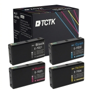 TCTK atramentové kazety T7021 T7022 T7023 T7024 4 balenie CMYK kompatibilné s Epson WorkForce Pro WP-4000 WP-4015DN WP-4025DW WP-4095DN WP-4500 WP-4515DN WP-4525DNF WP-4535DWF WP-4545DTWF WP-4595DNF