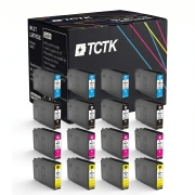 TCTK toner T9071 T9072 T9073 T9074 sada 16 ks CMYK kompatibilný s Epson WorkForce Pro WF-6000 WF-6090 WF-6590, nahrádza C13T907140