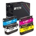 TCTK toner 711 CZ133A sada 4 ks CMYK kompatibilný s HP DesignJet T120 T125 T130 T520 T525 T530, nahrádza CZ133A