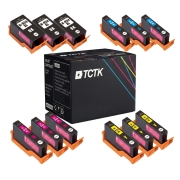 TCTK atramentové kazety 934XL 935XL sada 12 ks CMYK kompatibilné s HP OfficeJet 6800 6812 6815 6820 6822 6825 Pro 6200 6230 6235 6239 6830 6835, nahrádza C2P23AE