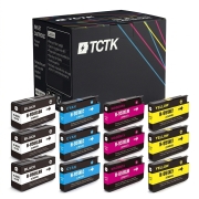 TCTK atramentové kazety 950XL 951XL sada 12 ks CMYK kompatibilné s HP Officejet Pro 251dw 276dw 8100 8600 8610 8620 8650, nahrádza CN045AE