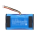 Front štítok pohľad 3,7V 10000mAh 37Wh batéria parametre