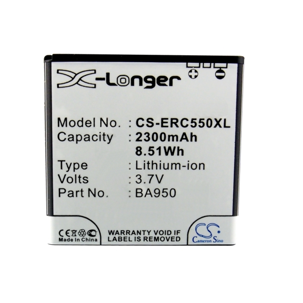 Batéria kompatibilné s Sony Ericsson CS-ERC550XL