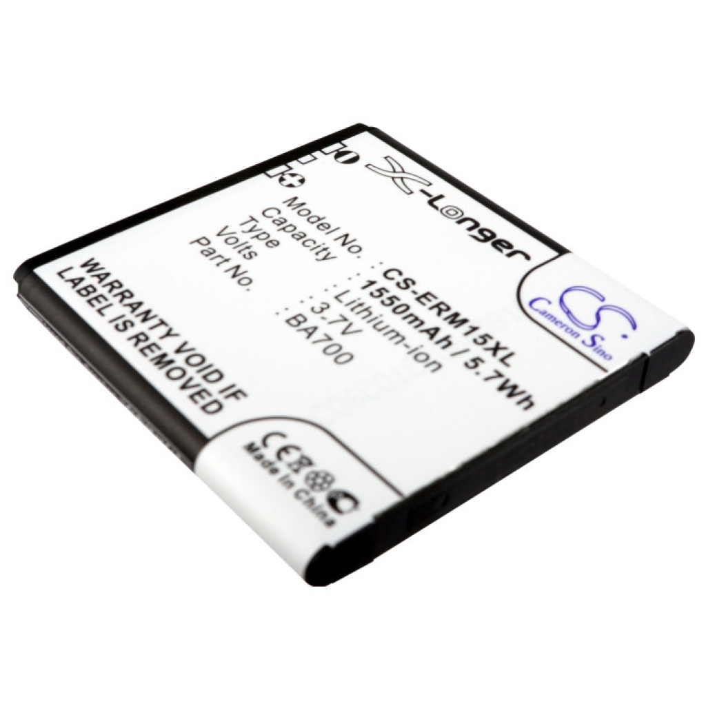 Batéria kompatibilné s Sony Ericsson NTT Docomo CS-ERM15XL