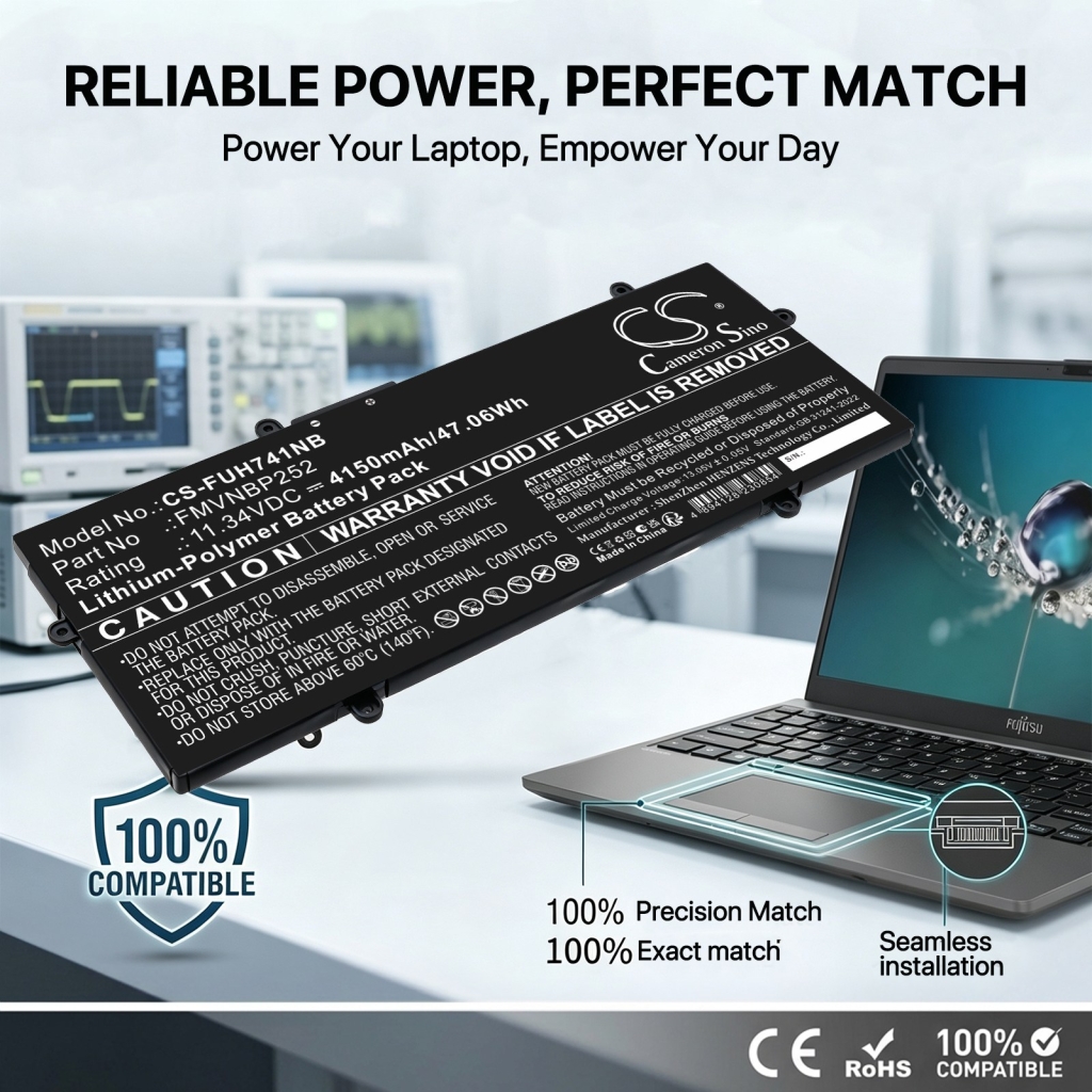 Batérie kompatibilné s Fujitsu LifeBook U7411/G U7511/G CS-FUH741NB