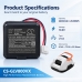 Batérie kompatibilné s Gosvor LiteVac 800 Cordless Robotic Pool Cleaner CS-GLV800VX