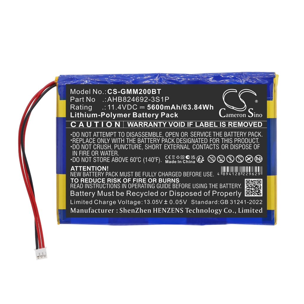 Batéria kompatibilné s Golden media CS-GMM200BT