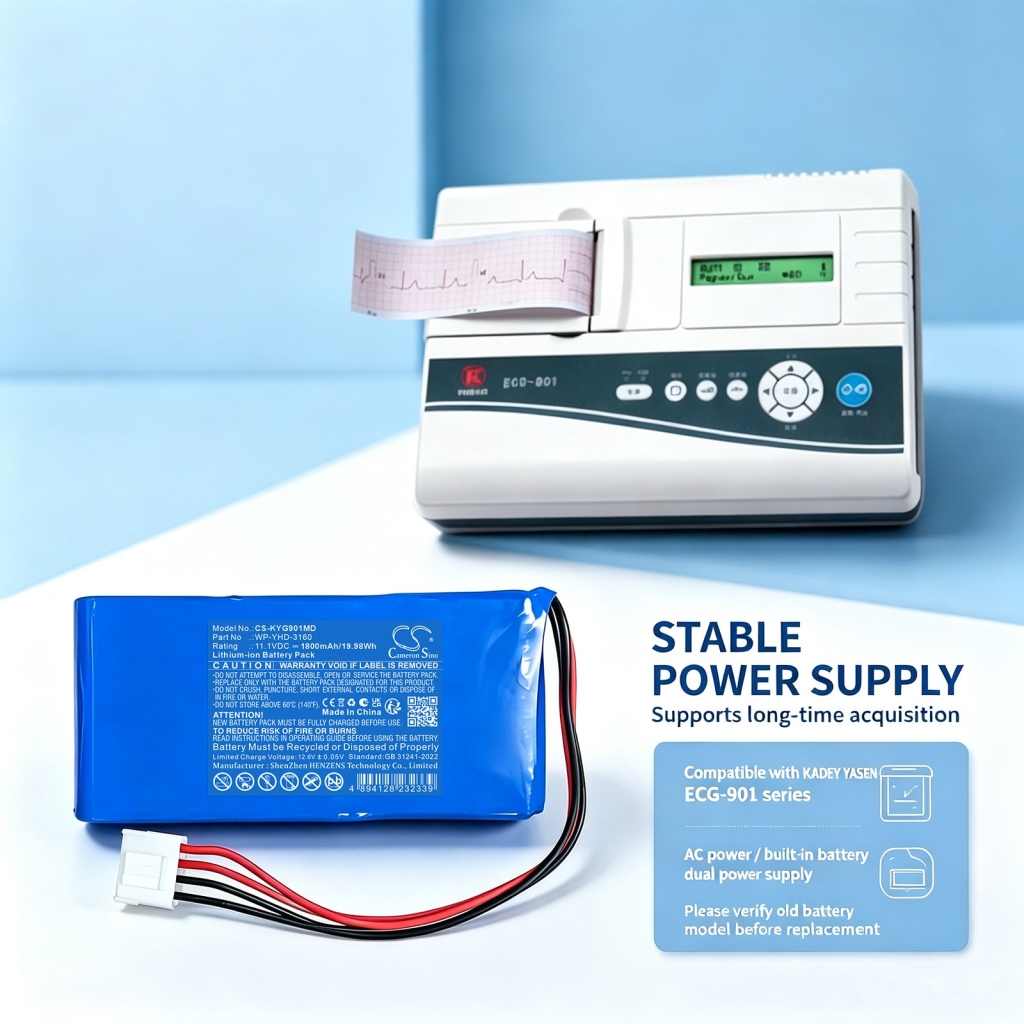 Batérie kompatibilné s KADEY YASEN ECG-901 ECG-901 CS-KYG901MD