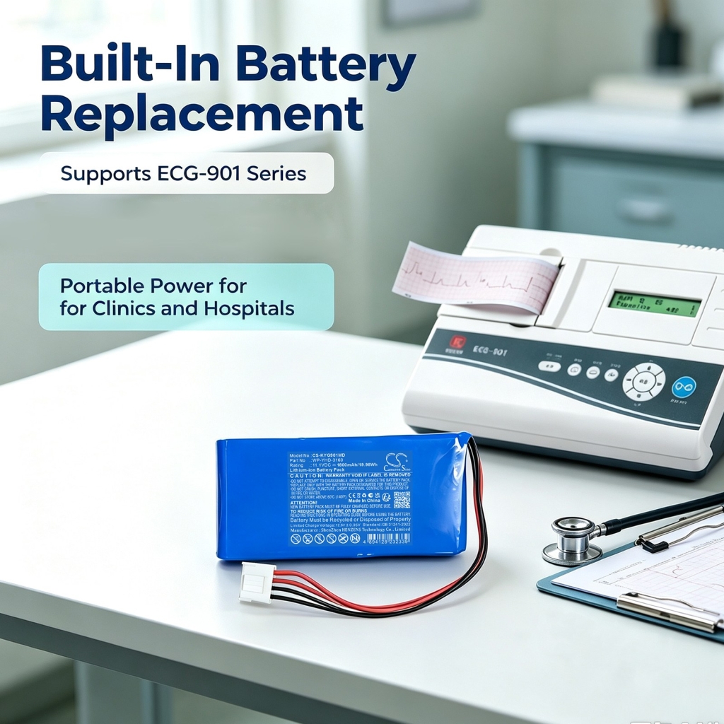 Batérie kompatibilné s KADEY YASEN ECG-901 ECG-901 CS-KYG901MD