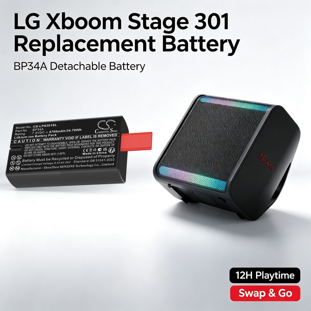 Batérie kompatibilné s LG Xboom Stage 301 CS-LPS301SL