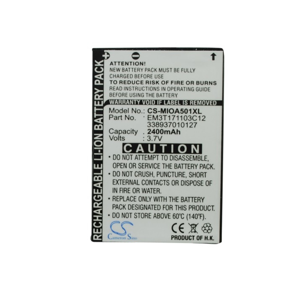 Batéria kompatibilné s Mitac CS-MIOA501XL
