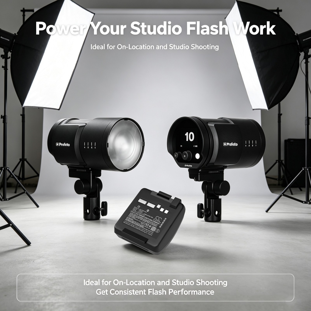 Batérie kompatibilné s Profoto Monolight B10 B10 Plus B10X CS-PFB110HL