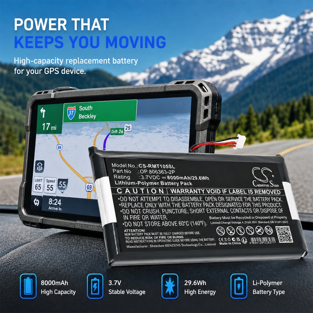 Batéria kompatibilné s Rand mcnally CS-RMT105SL
