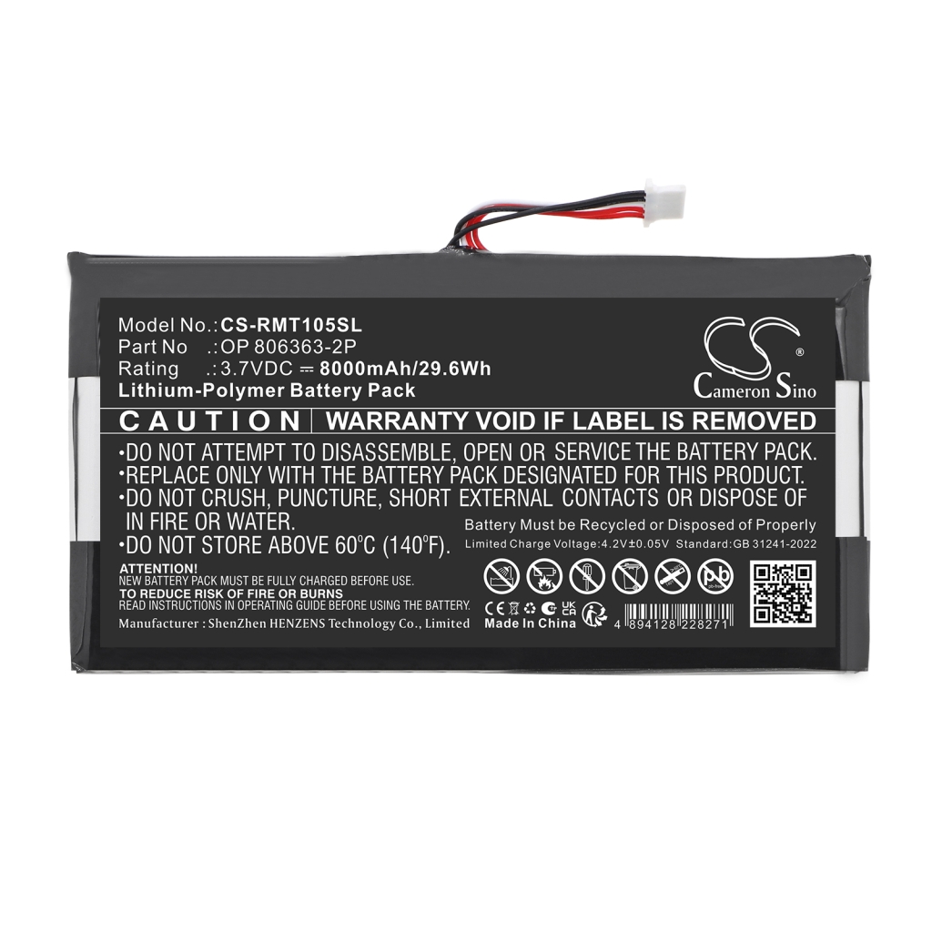Batéria kompatibilné s Rand mcnally CS-RMT105SL