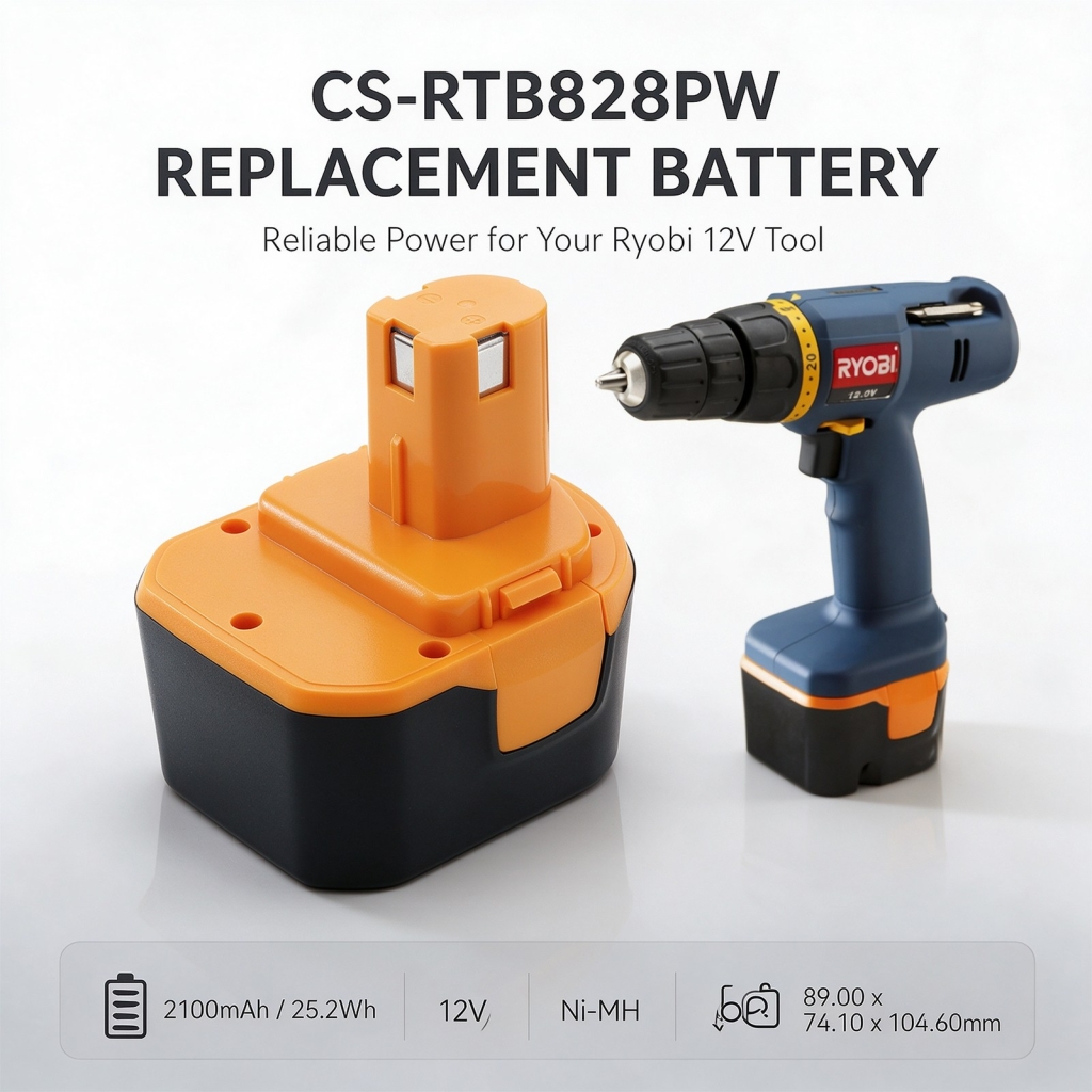 Batérie kompatibilné s Ryobi BID1211 BID1211 CS-RTB828PW