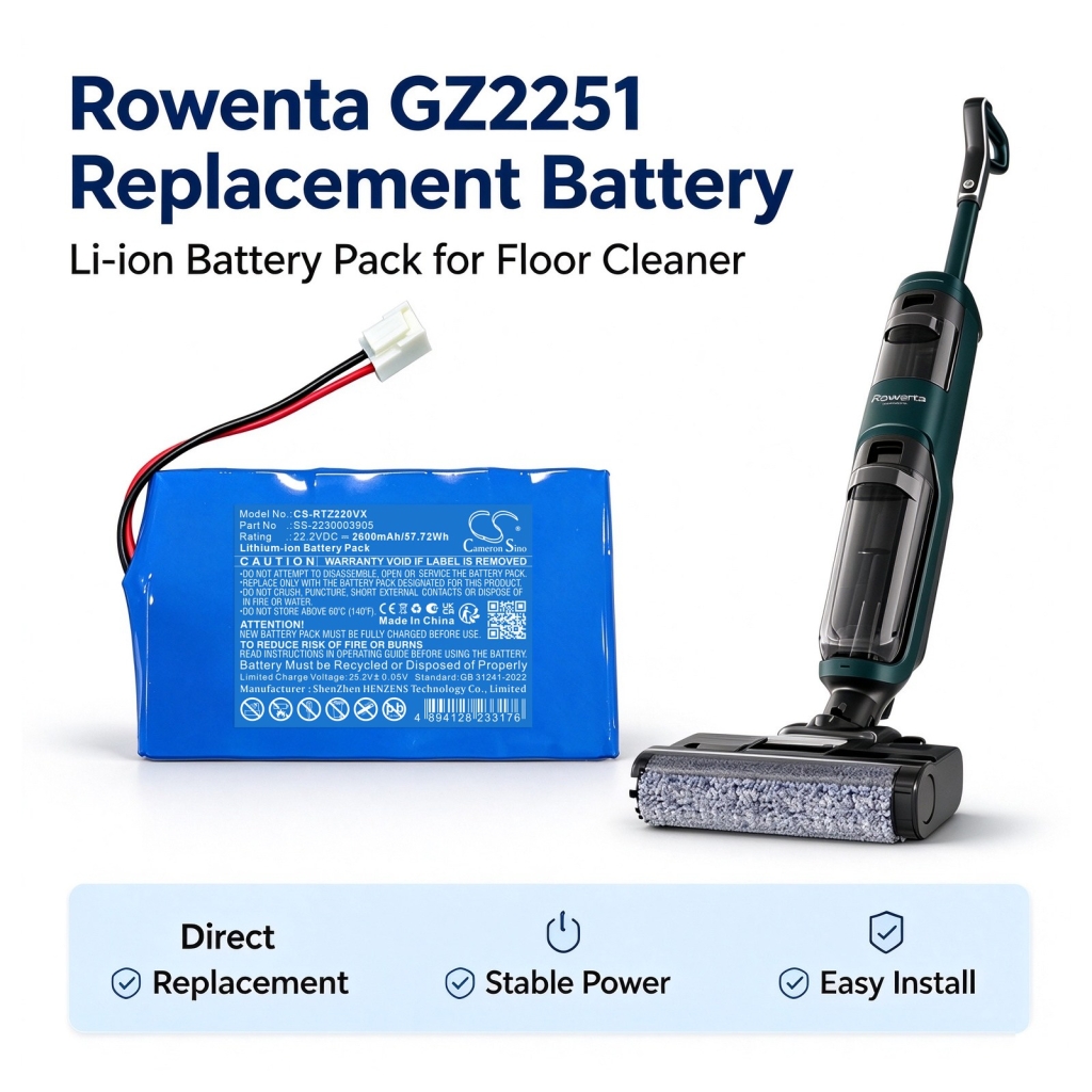 Batérie kompatibilné s Rowenta GF22 series CS-RTZ220VX