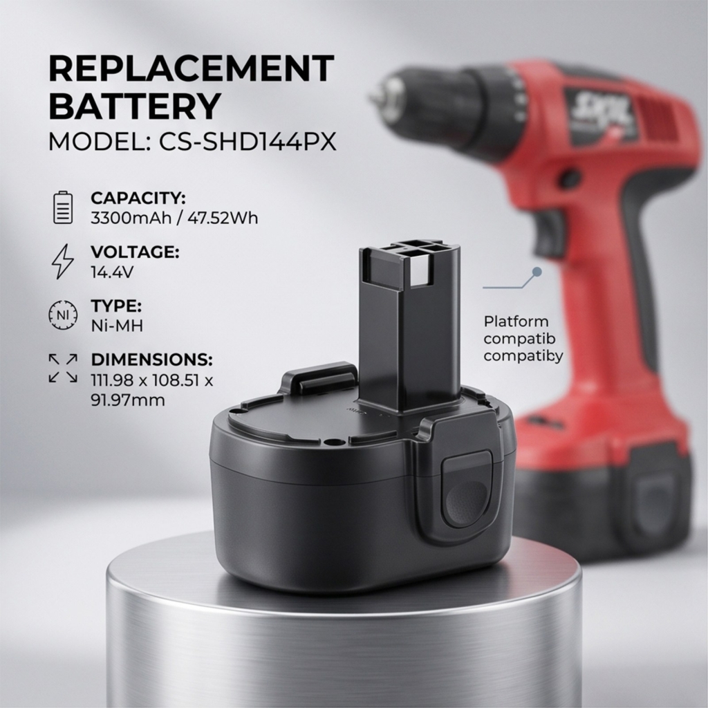 Batérie kompatibilné s Skil 144VXT 144VXT CS-SHD144PX