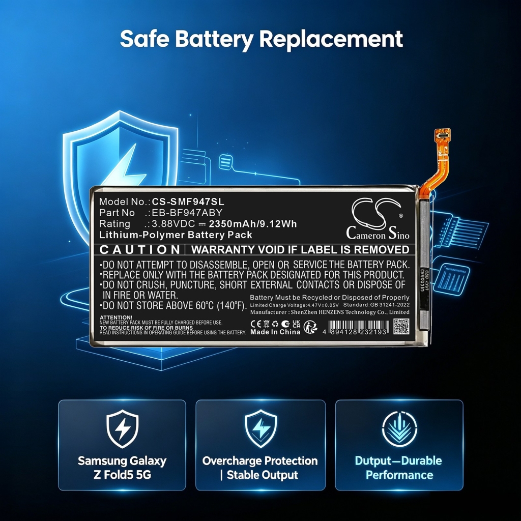Batérie kompatibilné s Samsung Galaxy Z Fold5 5G CS-SMF947SL