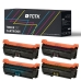 TCTK Toner 504A 507A CRG-723 sada 4 ks CMYK kompatibilný s Canon i-SENSYS LBP7780Cx, pre imageRUNNER LBP5480, pre LaserJet 500 color M551dn M551n M551xh M570 M575, nahrádza CE250A