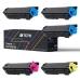 TCTK Toner TK-5270K sada 4 ks CMYK kompatibilný s Kyocera ECOSYS M6230cidn M6230cidnt M6630cidn P6230cdn, nahrádza 1T02TV0NL0