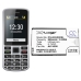 Batérie pre mobilné telefóny Emporia CS-EAV500SL