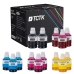 TCTK Atramentové náplne GI-50PGBK sada 2 ks čierna kompatibilný s Canon PIXMA G 5045 5050 5055 6045 6050 6055 7045 7050 7055, pre PIXMA GM 2050 4040 4050, nahrádza 3386C001