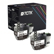 TCTK atramentové kazety LC-421XL balenie 2 ks čierna kompatibilné s Brother DCP-J 1050 DW DCP-J 1140 DW DCP-J 1800 DW MFC-J 1010 DW, nahrádza LC421XLBK