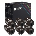 TCTK Atramentové náplne 912XL sada 2 ks čierna kompatibilný s HP OfficeJet 8010, pre OfficeJet Pro 8010 8012 8013 8014 8015 8017 8018 8020 8022 8023 8024 8025 8026 8028 8035, nahrádza 3YL84AE