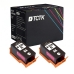 TCTK Atramentové náplne 920XL sada 2 ks čierna kompatibilný s HP OfficeJet 6000, pre OfficeJet 6000 Wireless, pre OfficeJet 6500, pre OfficeJet 6500 A, pre OfficeJet 6500 A Plus, nahrádza CD975AA