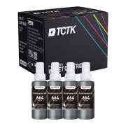 Kompatibilná náhrada za Multipack (4) Atramenty Čierna Kompatibilné s Epson EcoTank - Nahrádza T6641 (C13T66414A) (C13T664140)