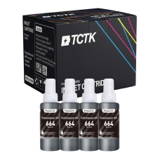 Multipack (4) Atramenty Čierna Kompatibilné s Epson EcoTank - Nahrádza T6641 (C13T66414A) (C13T664140)